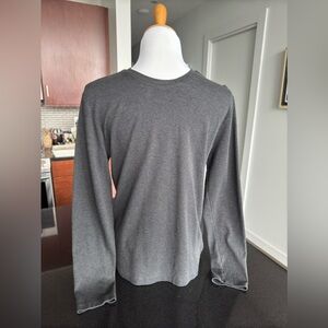 Banana Republic Dark Gray Luxury Touch Long Sleeve Shirt Medium